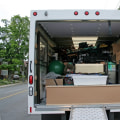 Can you pack liquids on a moving truck?